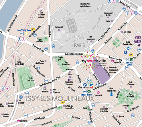 Plan du quartier